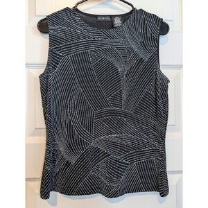Vintage George Metallic Geometric Tank Top